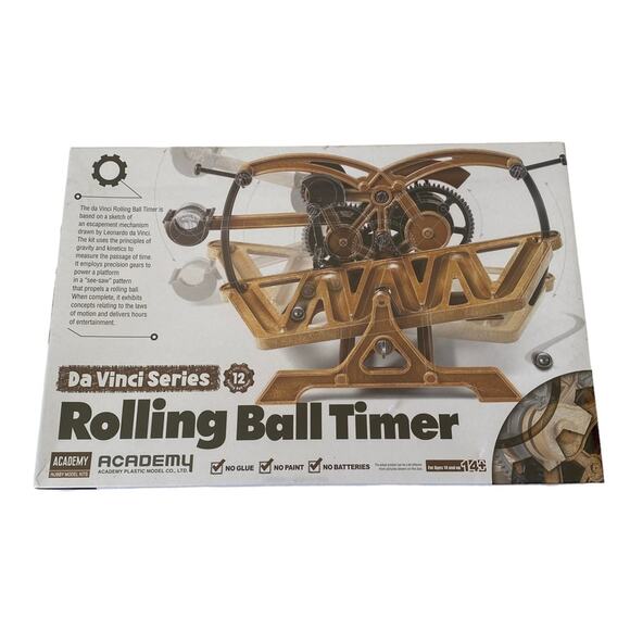 Academy Da Vinci Series Rilling Ball Timer Plastic Model New In Box